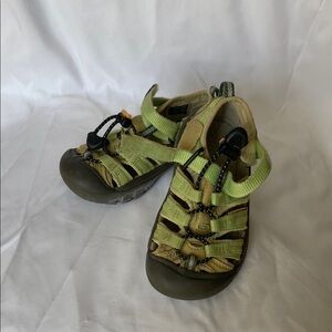 Keen Green Sandals with Toe Protection and Adjustable Straps
